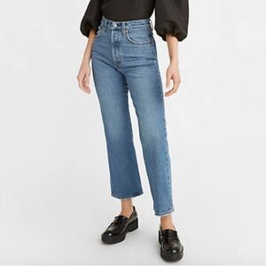 LEVI’S RIBCAGE CROPPED BOOTCUT WOMEN’S JEANS SIZE 27